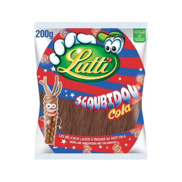 Lutti scoubidoo cola s/gelatine 200g