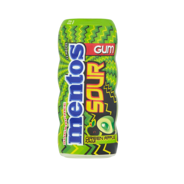 Mentos Sour Bottle Green Apple (18pc)