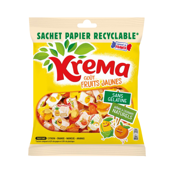 Krema fruits jaune s/gelatine 240g