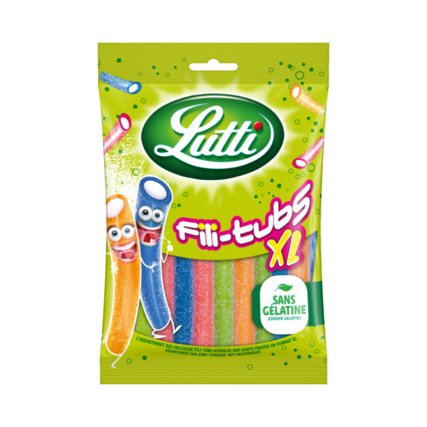 Lutti fili tubs xl s/gelatine 180g