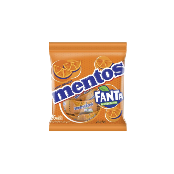 Mentos mono fanta orange bag  26p