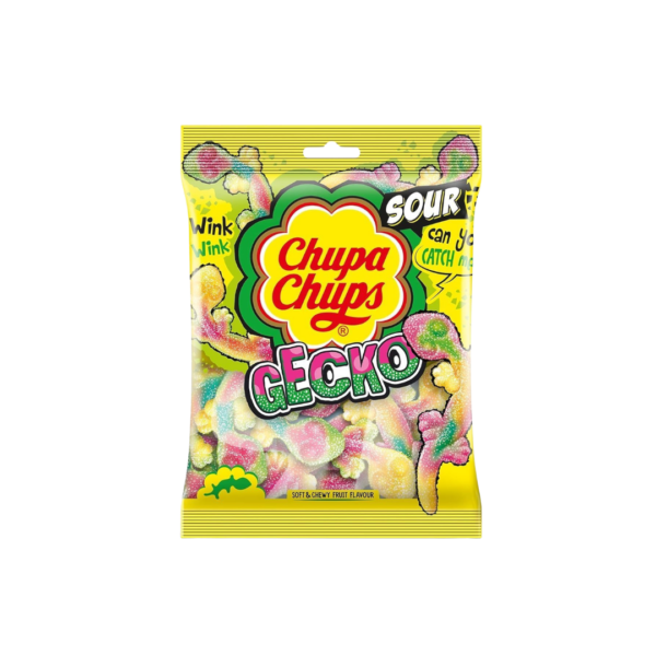 Chupa chups sour gecko 90 grm