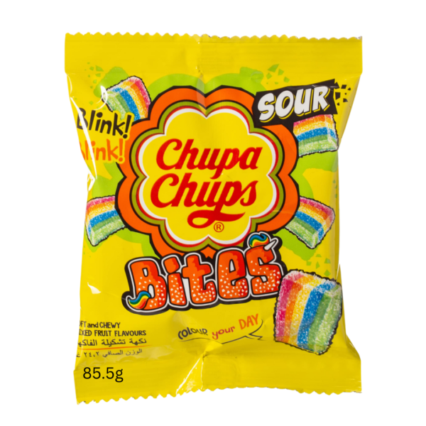 Chupa chups sour bites - bags 85.5 g