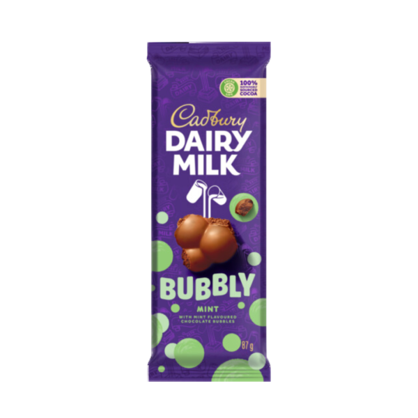 Cadbury Bubbly 87gm Mint