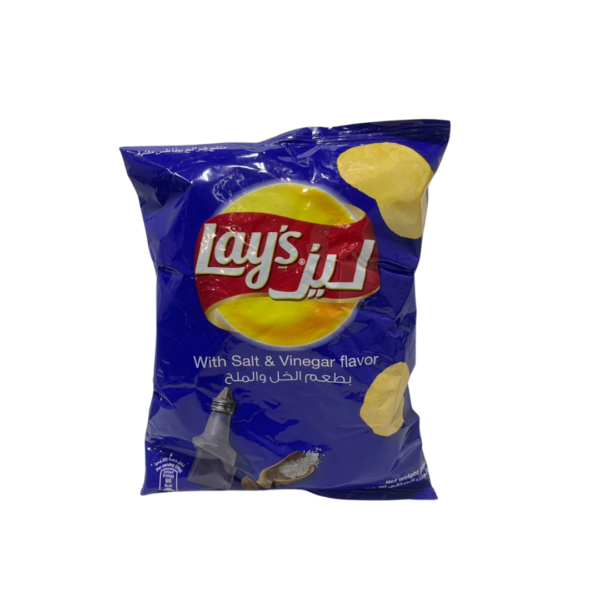 ⁠Lays - salt and vinegar flavor 20g