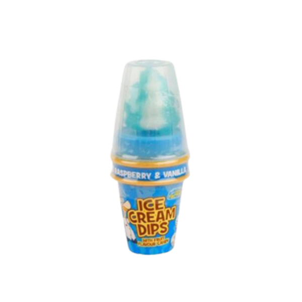 ICE CREAM DIPS BLUE RASPBERRY & CREAM 20G