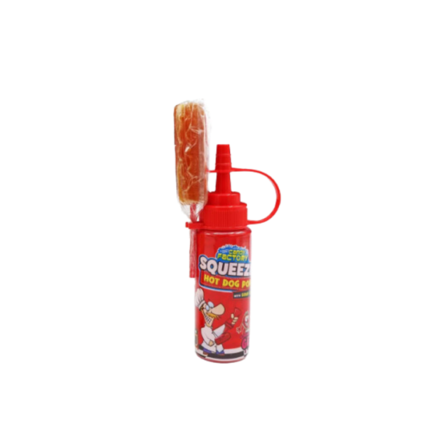 SQUEEZE HOT DOG POP STRAWBERRY 80G