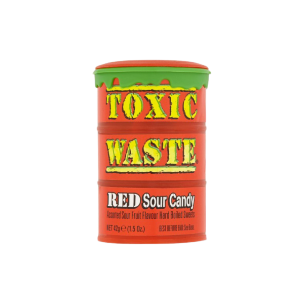 TOXIC WASTE  42G RED SOUR CANDY