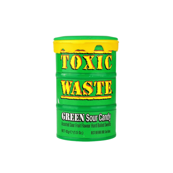 TOXIC WASTE  42G GREEN SOUR CANDY