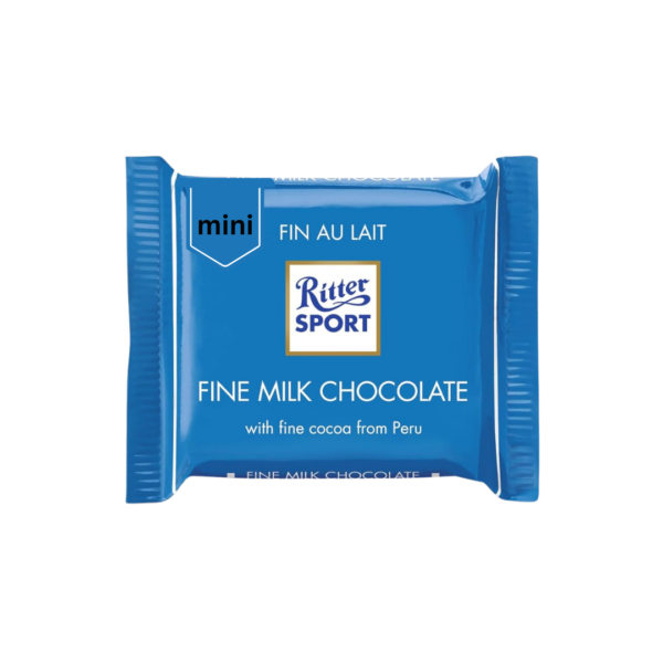 RITTER SPORT MINI FINE MILK CHOCOLATE 16.6G