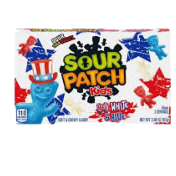 SOUR PATCH KIDS RED WHITE BLUE 87G